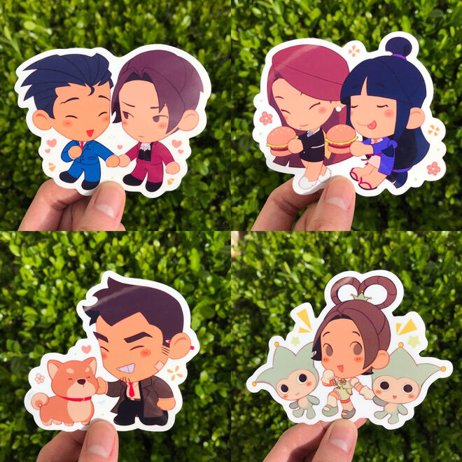 ace attorney (clear glossy)