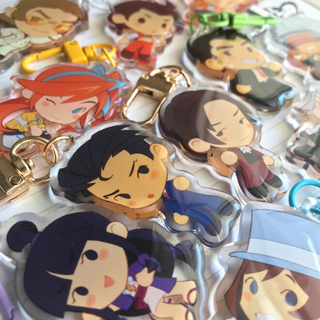 ace attorney (double side epoxy)